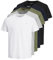 JACK & JONES Mens Jorvester JXJ 5 Pack T-Shirt Multi XXL