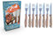 Solance Smokin' Barrels Steak Cutlery Set of 8 with Exotic Hardwood Handles
