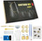 Kintsugi kit, Colla per ceramica dorata da 50 ml - colla dorata per kintsugi, kit kintsugi entry-level con tazza in ceramica per esercizi pratici