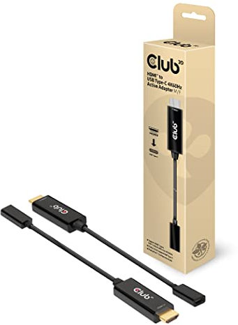 Adaptateur actif CLUB3D HDMI vers USB Type-C 4K60 Hz St/B