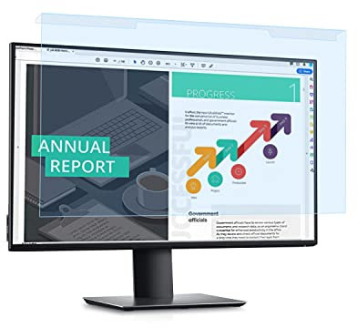 23-24 Pollici Hanging Filtro Anti Luce Blu, Protezione per Gli Occhi, Premium Anti Luce Blu Filtro a Schermo, Blocca Luce Blu & UV, Filtro per Diagonale 23-24 Pollici Monitor 16:9/16:10-Rimovibile