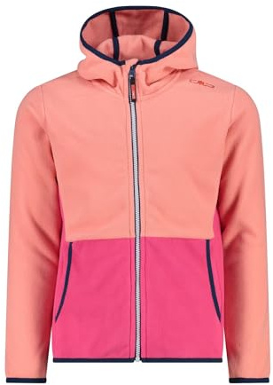 CMP Giacca In Pile Arctic Fleece Da Bambini Con Cappuccio Fisso Giacca Unisex - Bambini e ragazzi