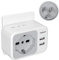 TESSAN Adattatore Presa Americana con USB C e USB A, 5 in 1 Adattatore Spina Americana, Adattatori Prese Americane 1875 W, Adattatori Prese Canada per America, Messico, Thailandia, Tipo B