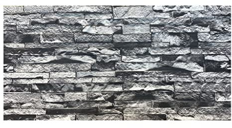 3D Stone Effect Wall Panel, Polystyrene Stone Effect Cladding Wall Covering Panel Tiles, 50x100cm DL257