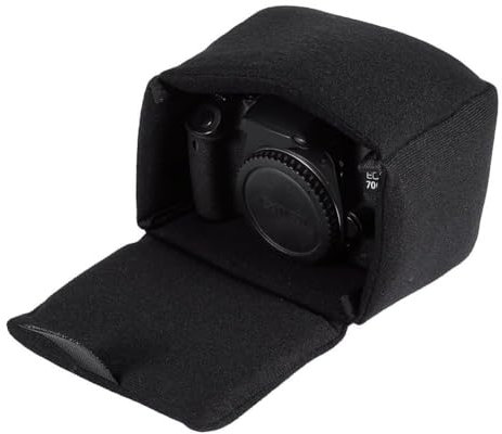 Sac Appareil Photo, Sac Anti-Choc pour caméra Appareil Photo Reflex, Sac Photo Anti-Choc pour DSLR SLR Housse de Protection pour Appareil Photo Reflex, Insert Rembourré pour Appareil Photo (Noir)