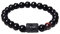 JEDTAKCT 12 Sternzeichen-Armbänder – 8 Mm, Schwarz, Charm-Armband, Sternbild, Zeichen, Natursteinperlen, Armbänder Für Damen, Herren, Paare, Horoskop, Modische Geburtstagsgeschenke, Steinbock, 17 cm