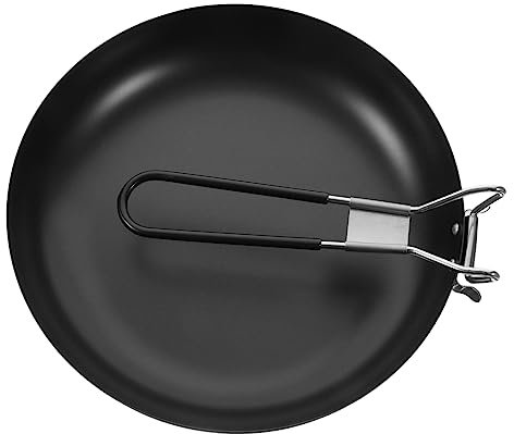 OHPHCALL Sartén Antiadherente Portátil Para Camping Para Cocinar Al Aire Utensilios De Cocina Para Exteriores Sartén Plegable Sin