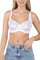 Lyallpur Women Soft Satin Lace Bra Unpadded Underwired Full Cup Size Coverage Bra (C, 36) White