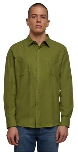 Urban Classics Herren Hemd Flanell Shirt newolive/newolive 5XL