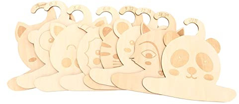 SOYDAN 8 Stück Schrank Tier Zeichen Neugeborenen Organizer Kleiderbügel Cartoon Baby Trennwand Trennwand Kleidung Kinderzimmer Kleiderbügel Kinder Trennwand Größe für Kinder Trennwände Ho