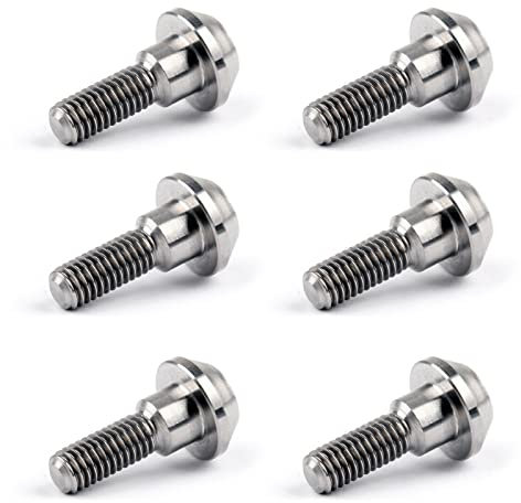 OSTREY Vis à Boulon Boulons De Frein À Disque en Titane M6x20mm pour Suzuki GSXR pour Y&AMAHA FZ600 2004-2005 FJR1300 2003-2005 2004 Vis De Disque De Frein Pièces De Moto (Color : 6 PCS)
