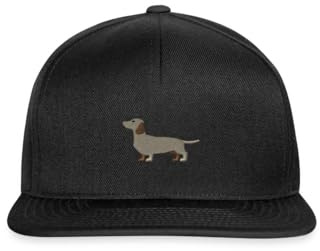 Spreadshirt Dackel Stickerei Snapback Cap