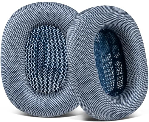 SOULWIT Ersatz Ohrpolster für AirPods Max Over-Ear-Kopfhörer, Ersatzpolster Polster mit strapazierfähigem Mesh-Stoff, weicherem Schaumstoff