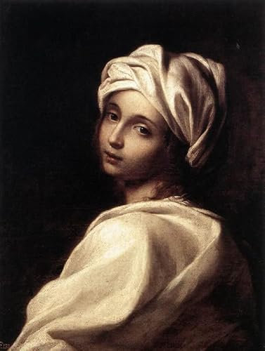 PSVDCTOO Gefeiert Wandbilder Kunst Poster Poster Bilder Porträt von Beatrice Cenci Elisabetta Sirani Vintage Wandbild für Heimdekoration 60x90cm