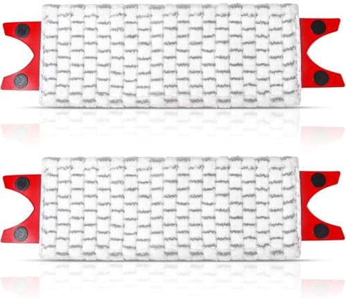 2 Pack Mop Heads Replacement,Spray Mops for Floors Compatible with 1-2 Spray Mop Refill,Grey.