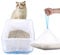 Qianyu 20 Pcs Cat Litter Tray Liners 49 x 30 cm Leak-Proof Cat Litter Bags with Drawstring Scratch Resistant Leak Proof Tear-Resistant Cat Litter Box liners for Automatic Litter Box