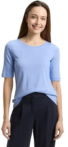 Tom Tailor Damen 1047728 Basic T-Shirt (1er Pack)