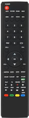 Mando a Distancia de Repuesto Aptos para Blusens TV RC034,RC044, RC054, H325.26P, H325-B26A-1111898,H305-HNCRST-2B-22P-SP-1111785