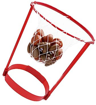 IMIKEYA 2 Sätze Poo Wurfspielzeug für Partys Spaßige Outdoor Aktivitäten für Geburtstagsfeiern Familienveranstaltungen und Schulspiele Enthält Poo Bälle und Basketballständer