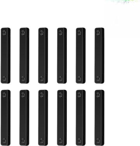 Lot de 12 Clips adhésifs pour moustiquaire,Bandes magnétiques pour fenêtre, Installation sans Trace et sans Perforation, pour Stores de Douche occultants, Aimant Mural pour la Maison et Le Bureau