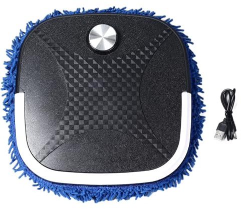 Fully Automatic Mop Cleaner Low Noise USB Rechargeable Slim Design Dry Wet Mopping Robot for Pet Hair Dust Removing Compact Size for Hardwood Tile Floors