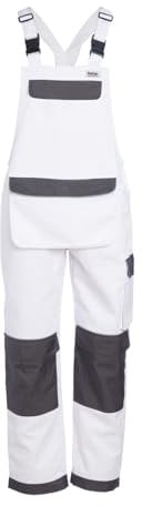ProDec Advance Multi-Pocket Bib and Brace Overalls For Men & Women, Stain-Resistant Overalls Workwear, Durable Dungarees, Work Utility & Safety Dungarees & Coveralls, 31 Leg Length - Size XXL