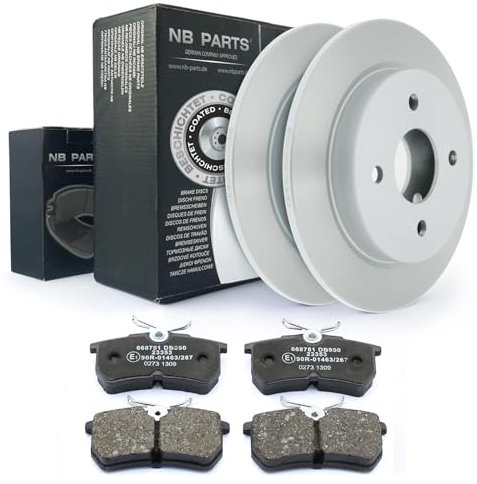 Bremsen/Bremsscheiben + Bremsbeläge hinten NB PARTS GERMANY 10038270