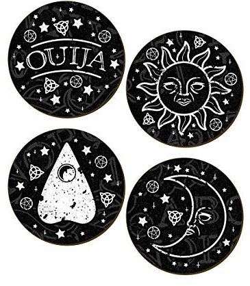 Untersetzer Ouija 4-teiliges Coster Set 9,5 x 9,5 cm
