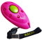 ASCO Premium Clicker für Clickertraining, Hunde Katzen Pferde Profi Clicker, Hundetraining Klicker, pink, ASCO-08P