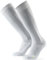DANISH ENDURANCE 1 ou 2 Paires de Chaussettes de Contention 21-26 mmhg, Compression Optimale, Running & Sport, Homme Femme, Blanc, 39-42