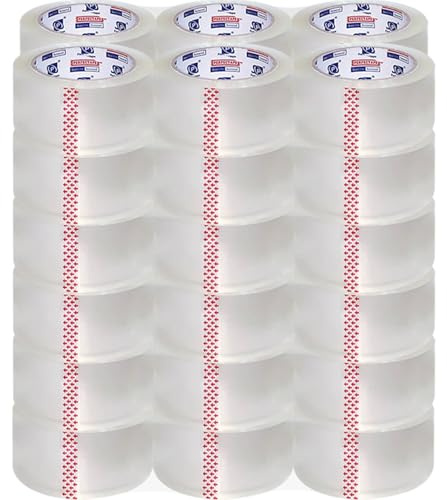 P PERFECTAPE Heavy Duty Packing Tape 36 Rolls, Clear, 2.7 mil, 1.88 x 60Y