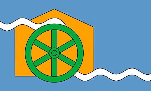 magFlags Drapeau XXL+ Cromford Village | The Village Flag of Cromford in Derbyshire | Drapeau Paysage | 3.75m² | 150x250cm