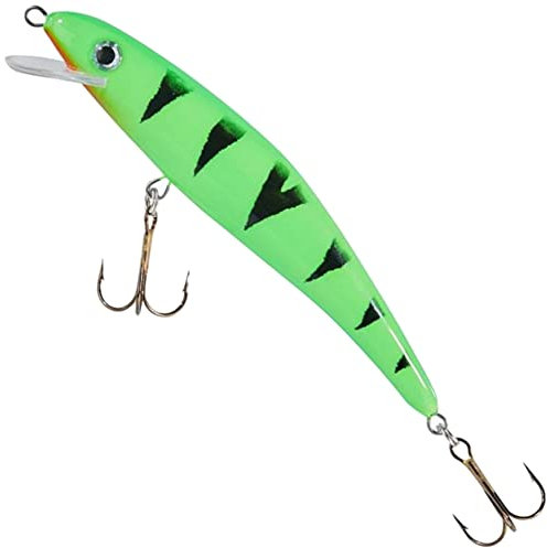 Balzer Matze Koch Zanderwobbler UV Booster 13cm 13g Flachläufer, Farbe:Green Fire Tiger