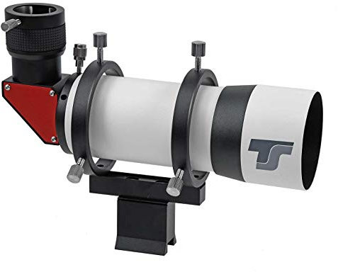 TS-Optics 60 mm Winkelsucher und Leitrohr mit 90° Einblick - 1.25 und T2 Anschluss, TSFRE60T2