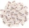 BHGT 100Pcs Handmade Stoff Labels Tags Kleideretiketten Handmade Stoffetiketten Textiletiketten Handmade Etiketten Nähen DIY Dekor