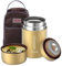 FEWOO En Acier Inoxydable Boîtes Alimentaires Isothermes, 800ml Lunch box, sans bpa,Isotherme repas chaud, Récipient alimentaire isotherme Avec sac(Champagne Golden)