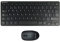 UNYKAch Kit Mini Teclado y Ratón Inalámbricos MK288 Pro Nano USB Wireless 2.4 GHz, Idioma Portugués 79 Teclas Membrana, 1200 dpi, Ergonómico, Windows, Mac, Android, Linux