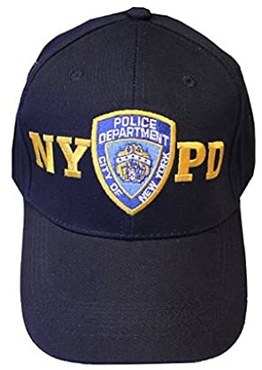 NYPD Herren Baseball City of New York Police Department Badge, Navy-Gold-99311n, Einheitsgr��e