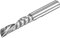 sourcing map End Mill CNC Router Bit, 6mm Shank 6mm x 25mm Left Hand Carbide Single Flute Spiral Upcut Milling Cutter for Carving Acrylic PVC MDF Hardwood