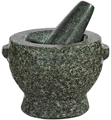 Mörser mit Stößel Stößel Und Mörtel Set Crusher Gewürzmühle, Küche Esszimmer Kräuter Schüssel Festpolierer Stein