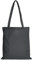 TEXXILLA Baumwolltasche - OEKO-TEX 100 zertifiziert | mit zwei langen Henkeln | 38x42cm | Jutebeutel | Einkaufstasche | unbedruckt, Farbe:anthrazit