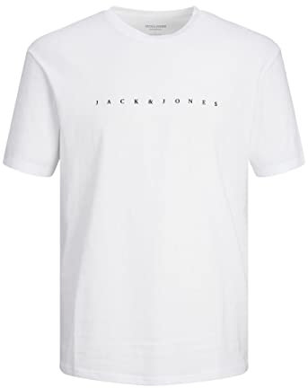 JACK & JONES Homme Jjestar JJ Tee Noos T-Shirt, Blanc., M EU
