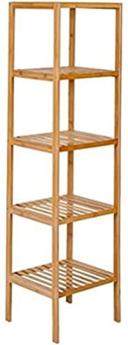 axentia Bambusregal, 5 Ablagen, holzfarben