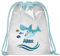 Personalizable Bolsa de Gimnasio en la Piscina con Nombre Bolsa Transparente 30 x 40 cm Bolsa Impermeable Gymsac Bolsa de Cuerdas Bolsa de Estampado Fitness Shark Name [010]