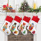 Duosheng & Elegant Christmas Stockings 4 Pcs Red White Large Xmas Stockings Nutcracker Christmas Stocking for Family Bar Holiday Fireplace Home Party