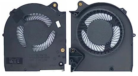 Remplacement du ventilateur de refroidissement du processeur compatible avec les ordinateurs portables Dell alienware M15 ryzen R5 r6 2021 eg75071s1 12V