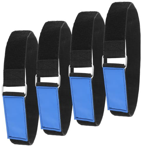 (33''x 2''Ladder Rack Tie Down Straps-Reusable Ladder Straps-Adjustable with Nylon Hook and Loop Multipurpose Securing Straps for Ladder,RV,Truck or Boat Pack 4