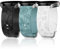 Floral Gravierte Armband Kompatibel mit Samsung Galaxy Watch 7/ FE/ 6/5/ 4/ Active 2 40mm 44mm/ 5 Pro 45mm/ Watch 6/4 Classic 43mm 47mm 42mm 46mm, 3 Stück 20mm Silikon Ersatzarmband für Damen BWP