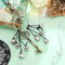 AIBAOBAO Witch Bells for Door Knob, Protection Door Hangers, Wreath Witchcraft Supplies Pentagram, Decor for Home Protection, Altar Supplies, Witchy Pagan Supplies for Boho Gift for Garden, Kitchen