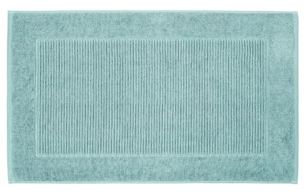 Christy Supreme Bath Mat | 100% Cotton | Super Soft and Plush | Dry Quickly Shower Mat | Heavyweight 1000 GSM | Mineral Blue